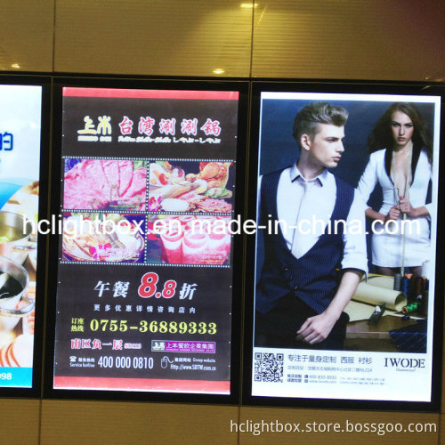 LED Advertising Wall Mounted Magnetic Frame Display